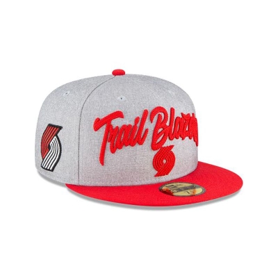 Portland Trail Blazers Gorra | New Era NBA Draft 59fifty Fitted Cap Mexico - Grises